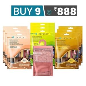 Humicure Moisture Absorber Dehumidifier | 500ml Absorption Capacity | Prevents Mold, Dampness & Odor in Wardrobe, Bathroom, Kitchen & Bedroom | 220g (Combo Packs) - 9